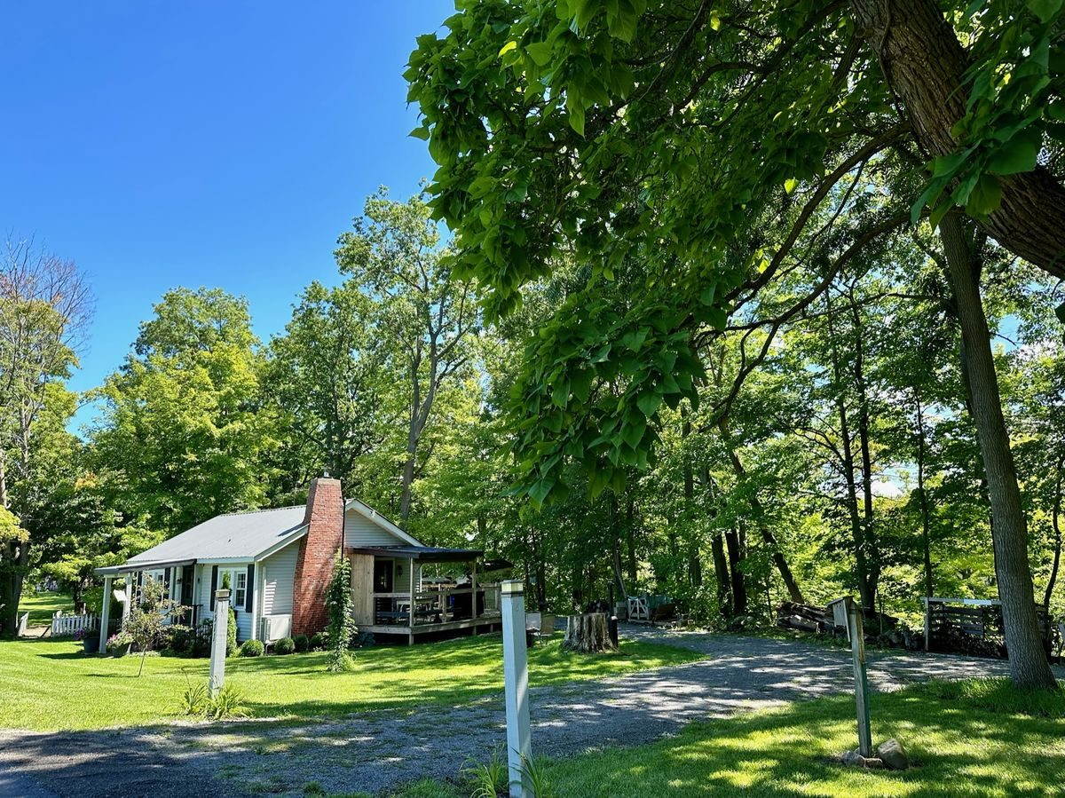 Side view with chimney